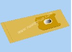 Electronic Component with Metallic Coated Area