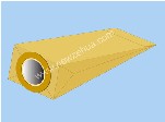 Cylindrical Component in Yellow Enclosure