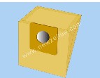 Precision Engineered Component with Metallic Sphere