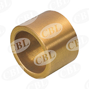 Close up of bronze powder metallurgy bearings