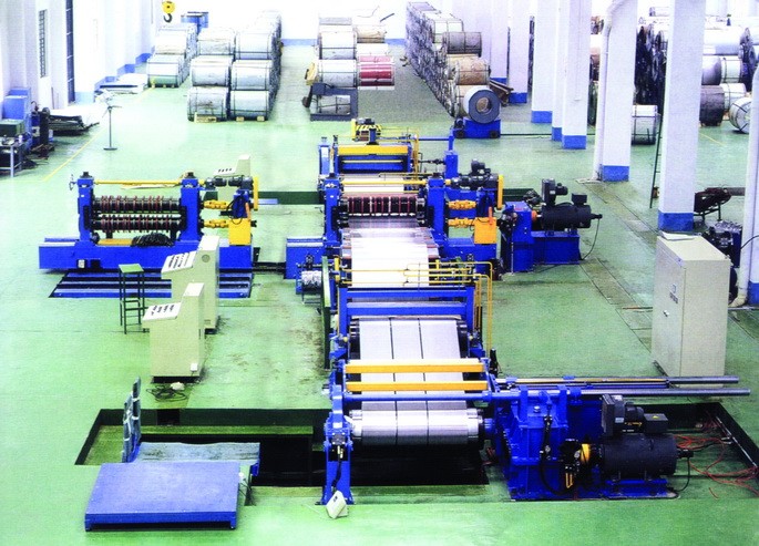 Zhejiang manufacturer customized good price automatic steel cut to length and slitting mac - Image 2