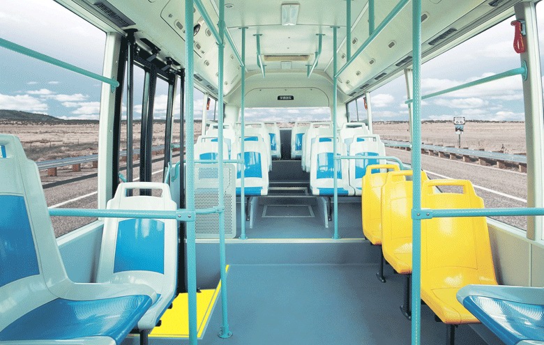 City Bus with Spacious Interior