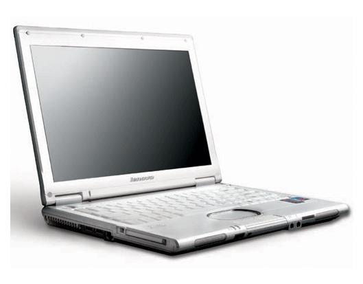 Silver Laptop with Widescreen Display