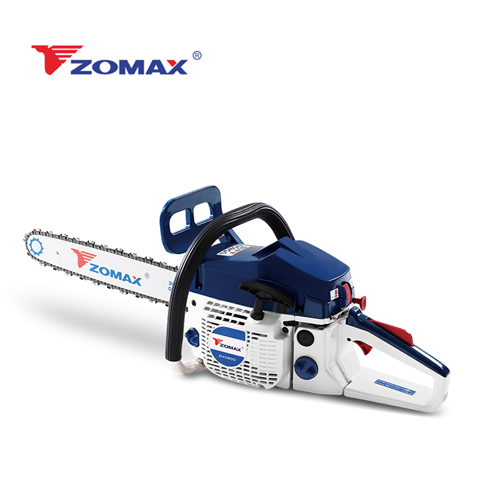 Side profile of 54cc gasoline chainsaw