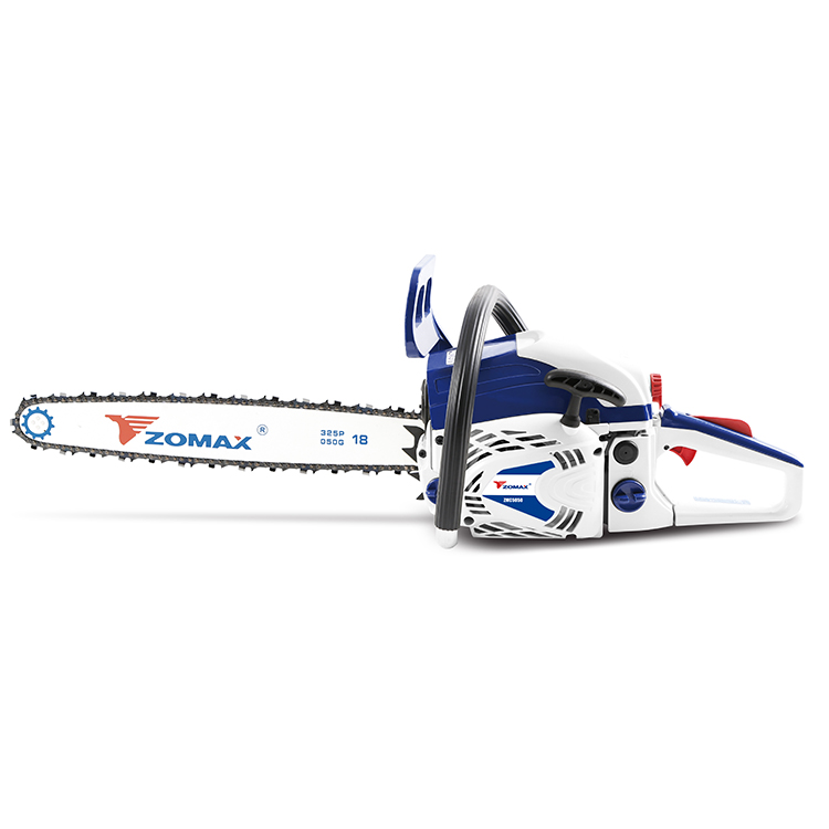 Chainsaw side profile view