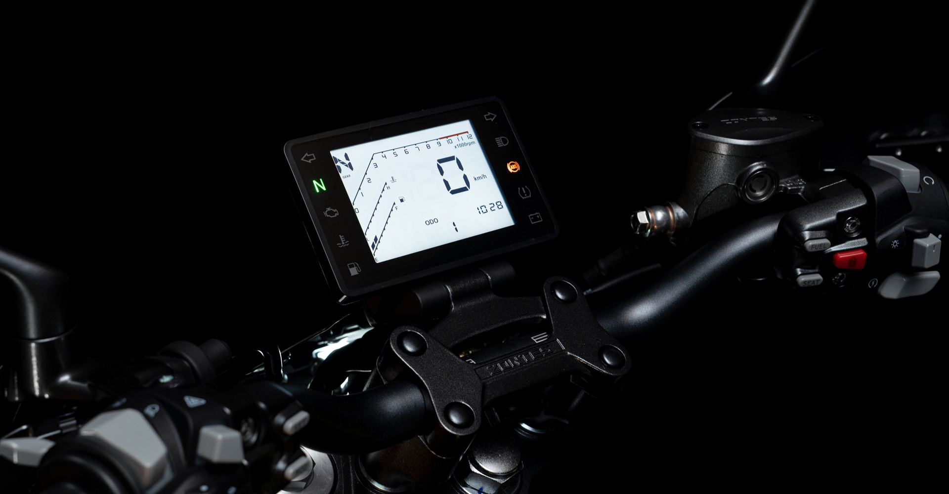 Digital instrument cluster display