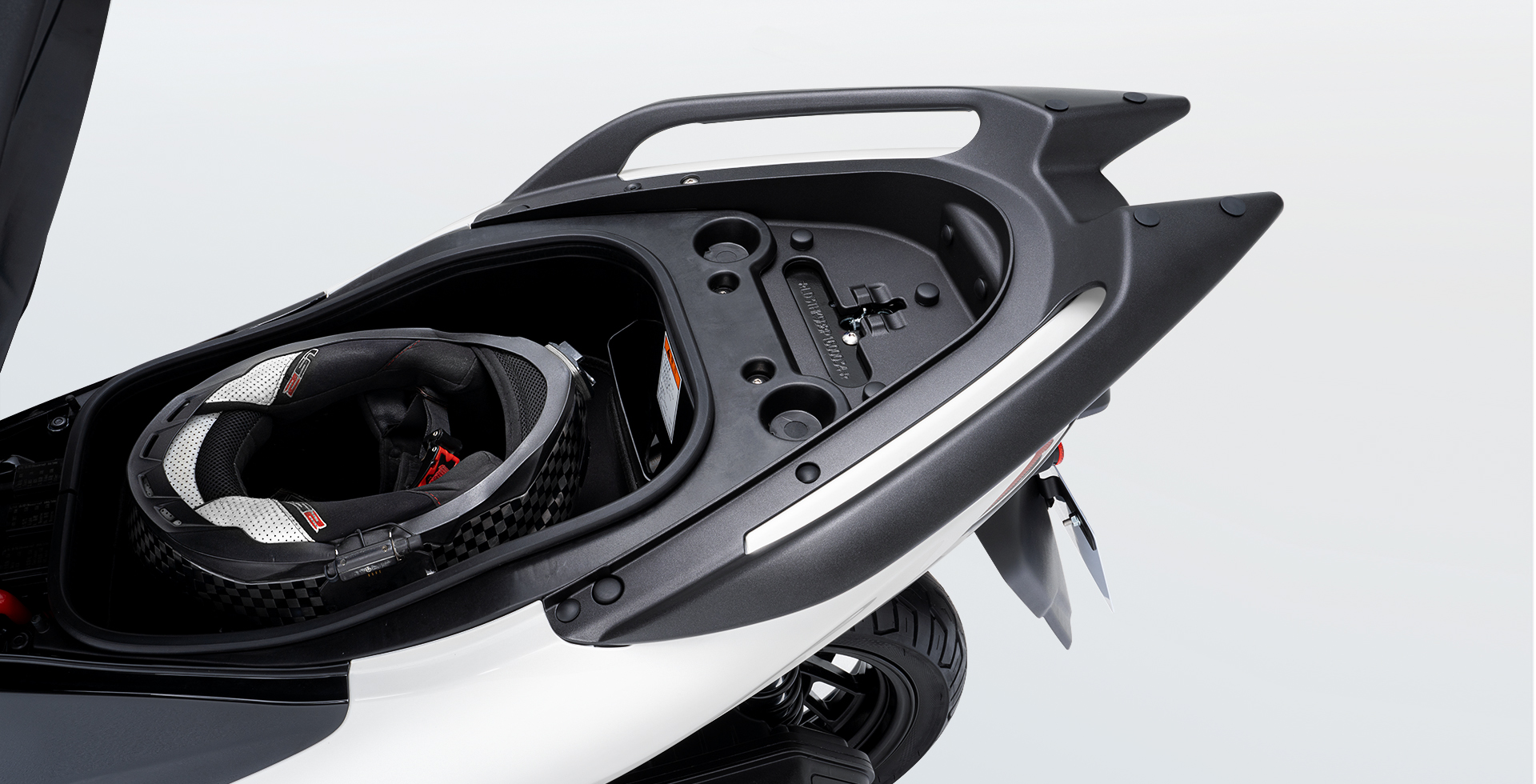 Storage compartment under seat