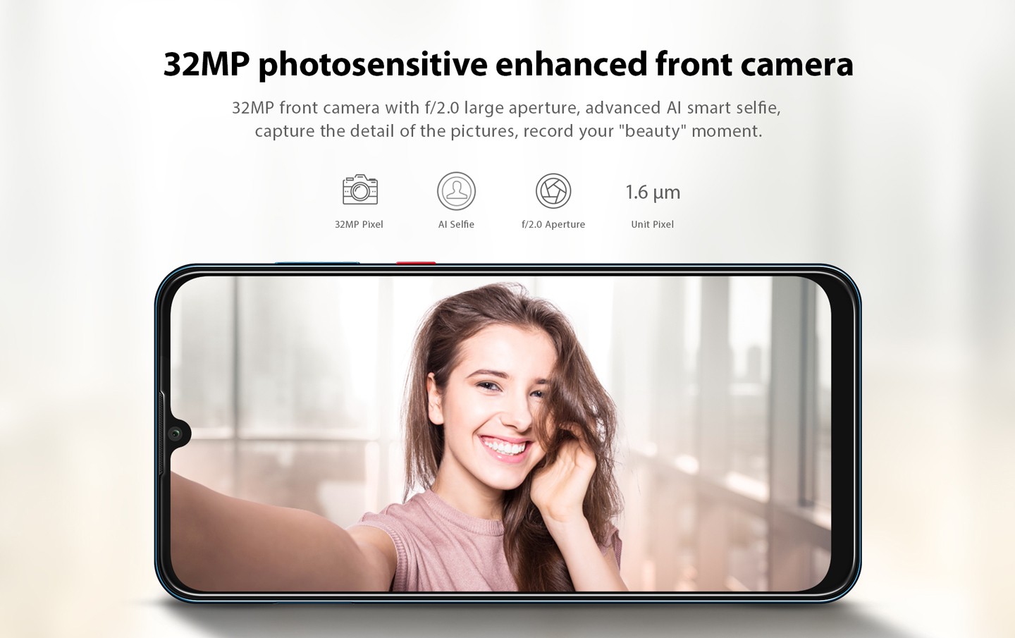 6.3" FHD+ Display Smartphone with 32MP Front Camera