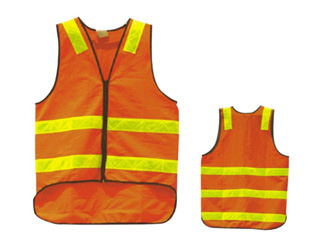 High-Visibility Safety Vest with Reflective Stripes